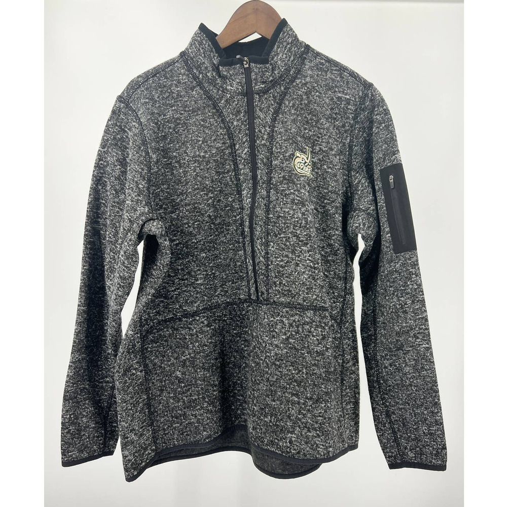 SF 49ers Fleece Pullover Jacket Gray Antigua Women's Size 2XL